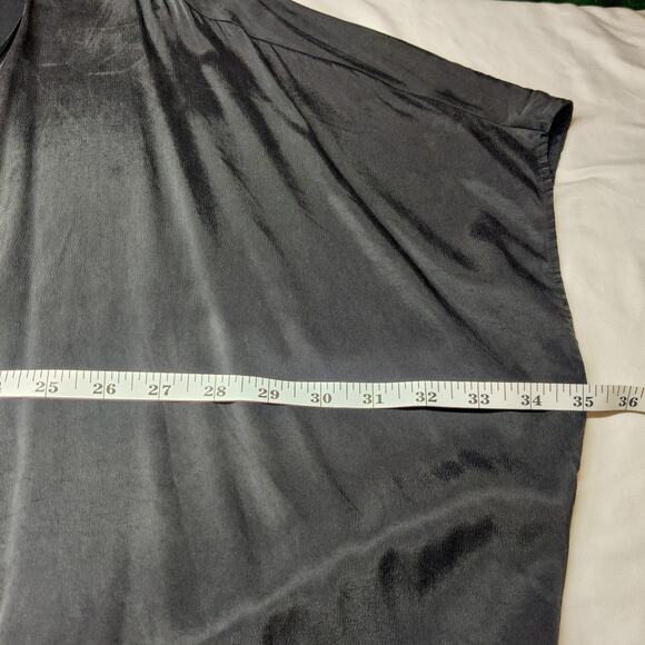 Universal Standard Marano Cooling Stretch Cupro Wrap Top Black XL 26 28 - Picture 12 of 14